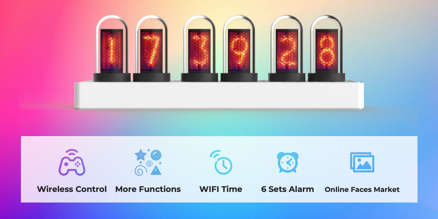 IPS Multi-Functions Smart Alarm Clock